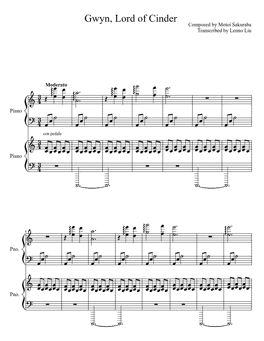 Partitura Gwyn