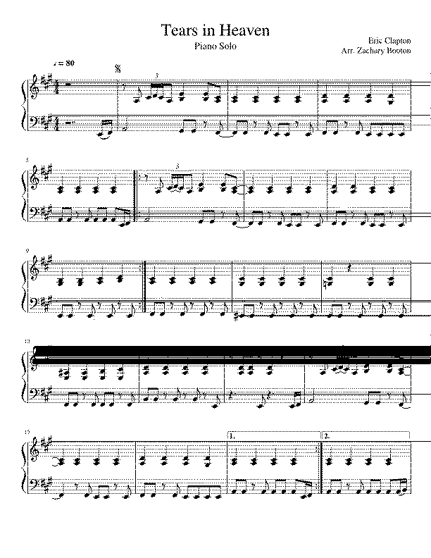 Partitura Heaven