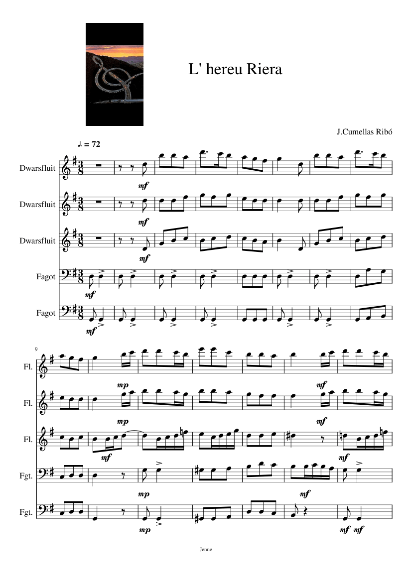 Partitura Hereu Riera