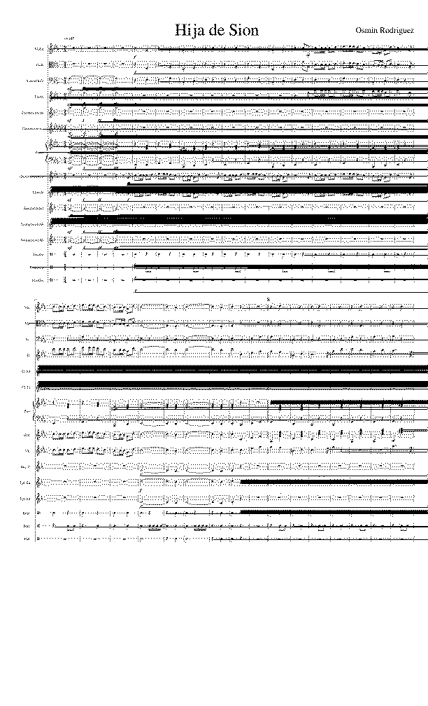 Partitura Hija de Sion