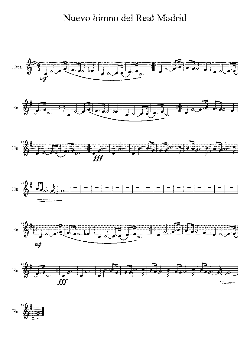 Partitura Himno Europa