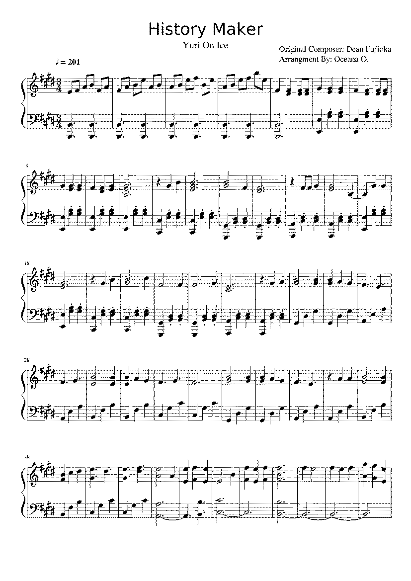 Partitura History Maker
