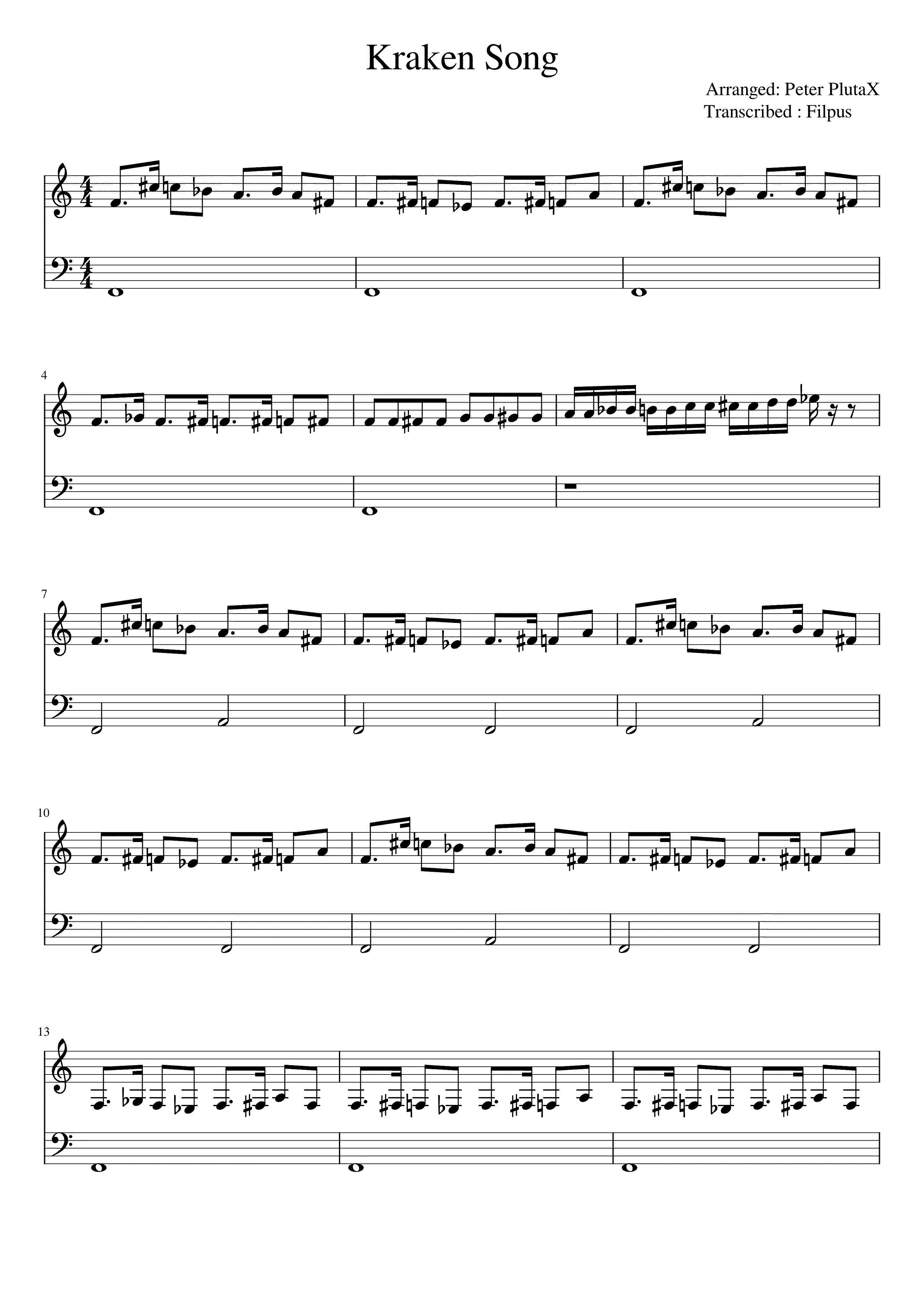 Partitura Hotel Transylvania