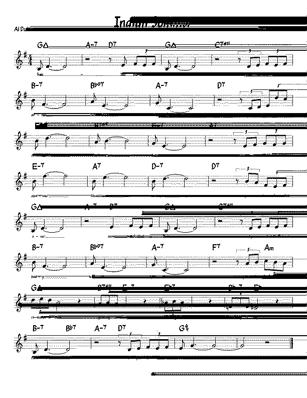 Partitura Indian Summer