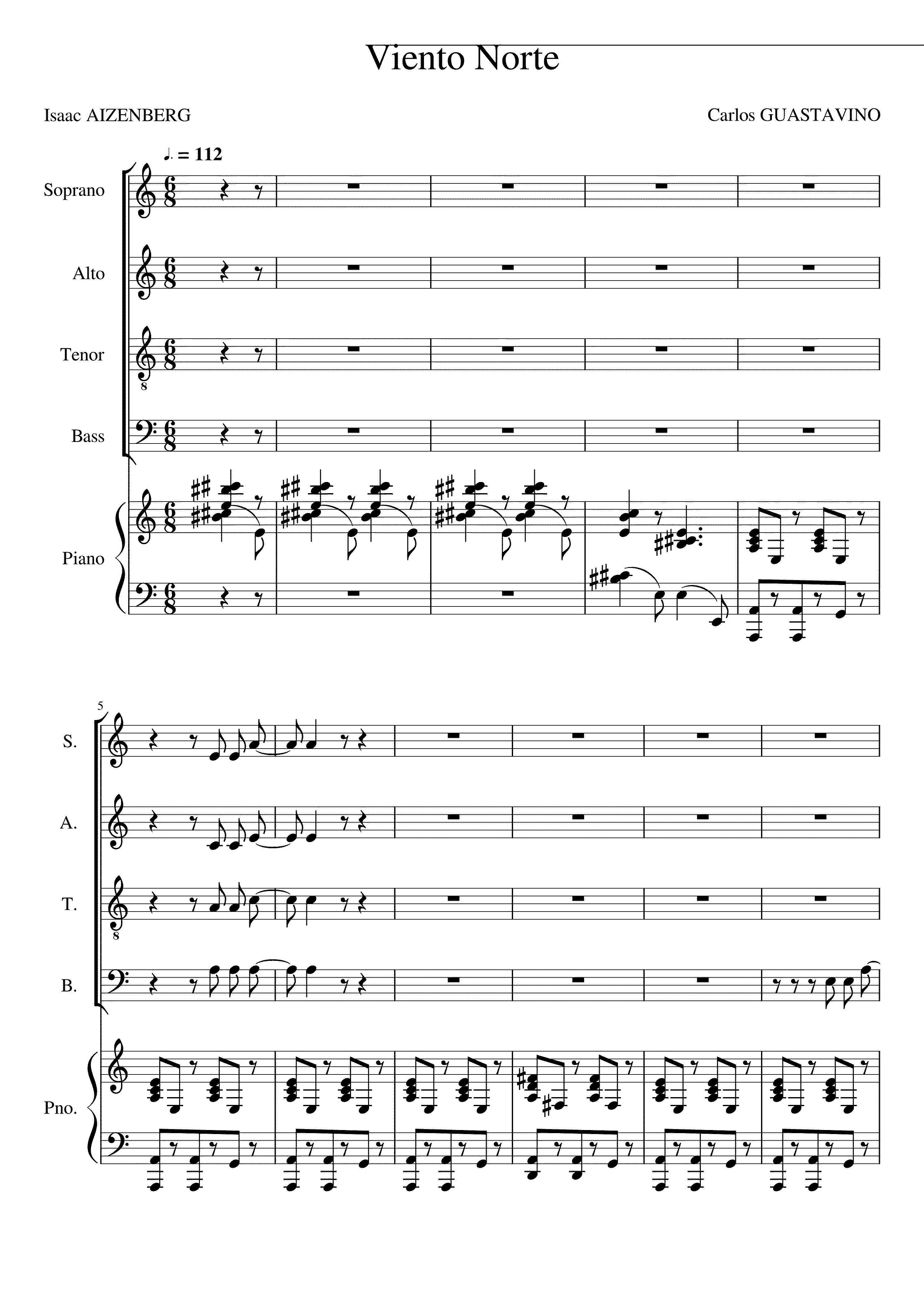 Partitura Indianas Guastavino