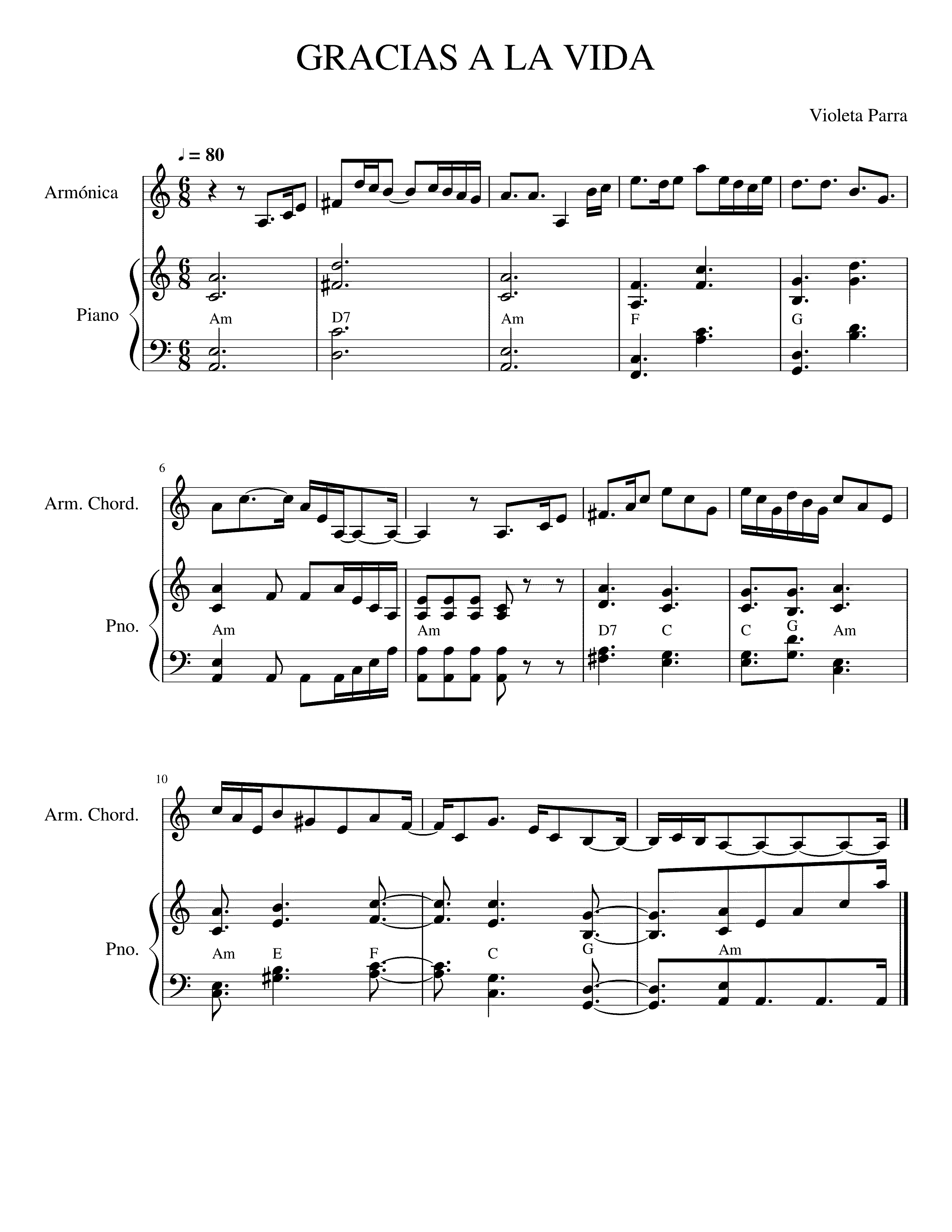 Partitura Interludio