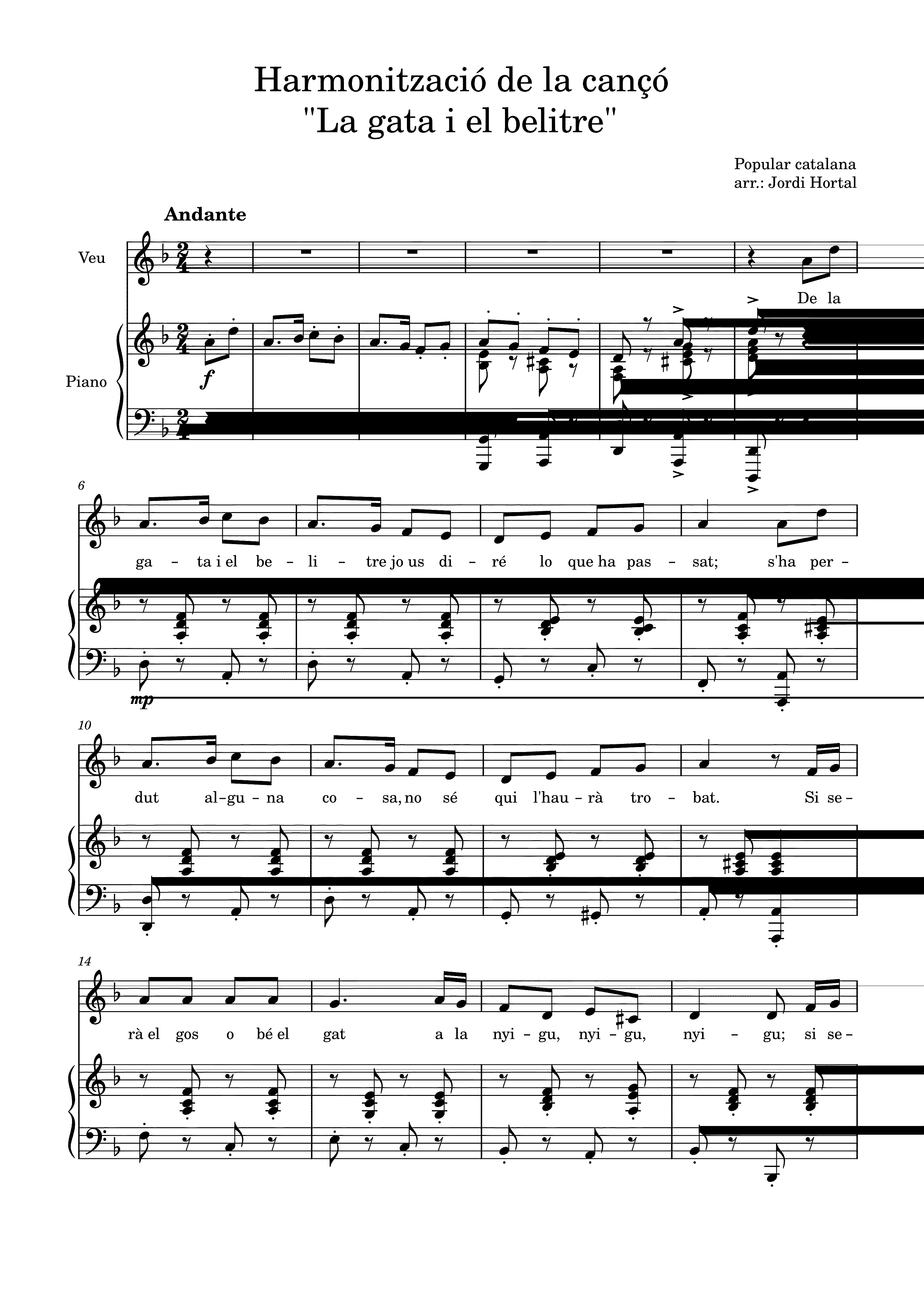 Partitura Ja Ve La Primavera