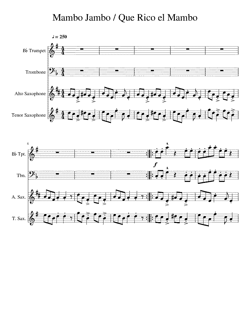 Partitura Jambo