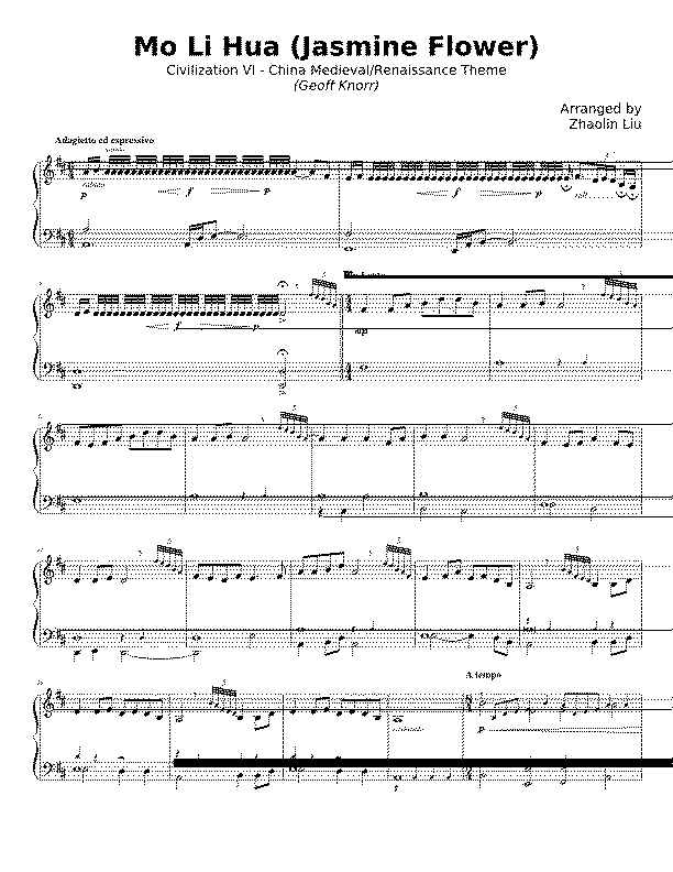 Partitura Jasmine