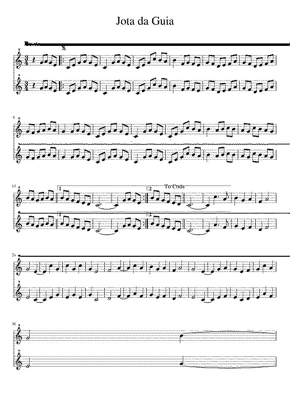Partitura Jota Da Guia