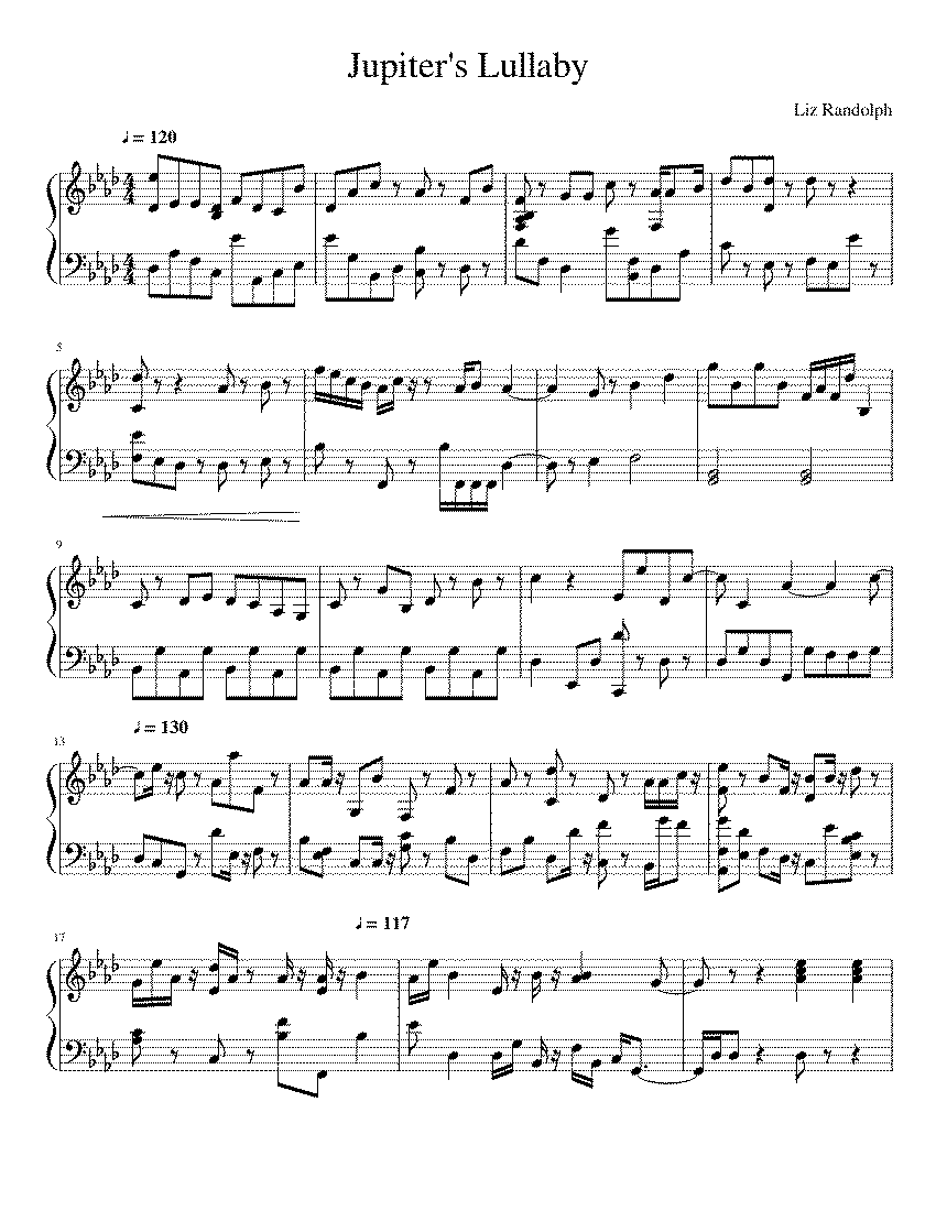 Partitura Jupiters