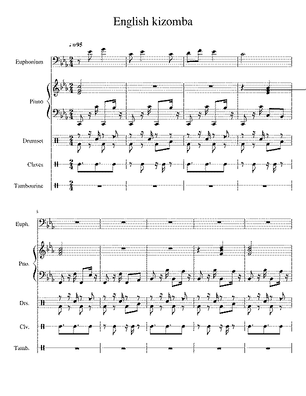 Partitura Kizomba
