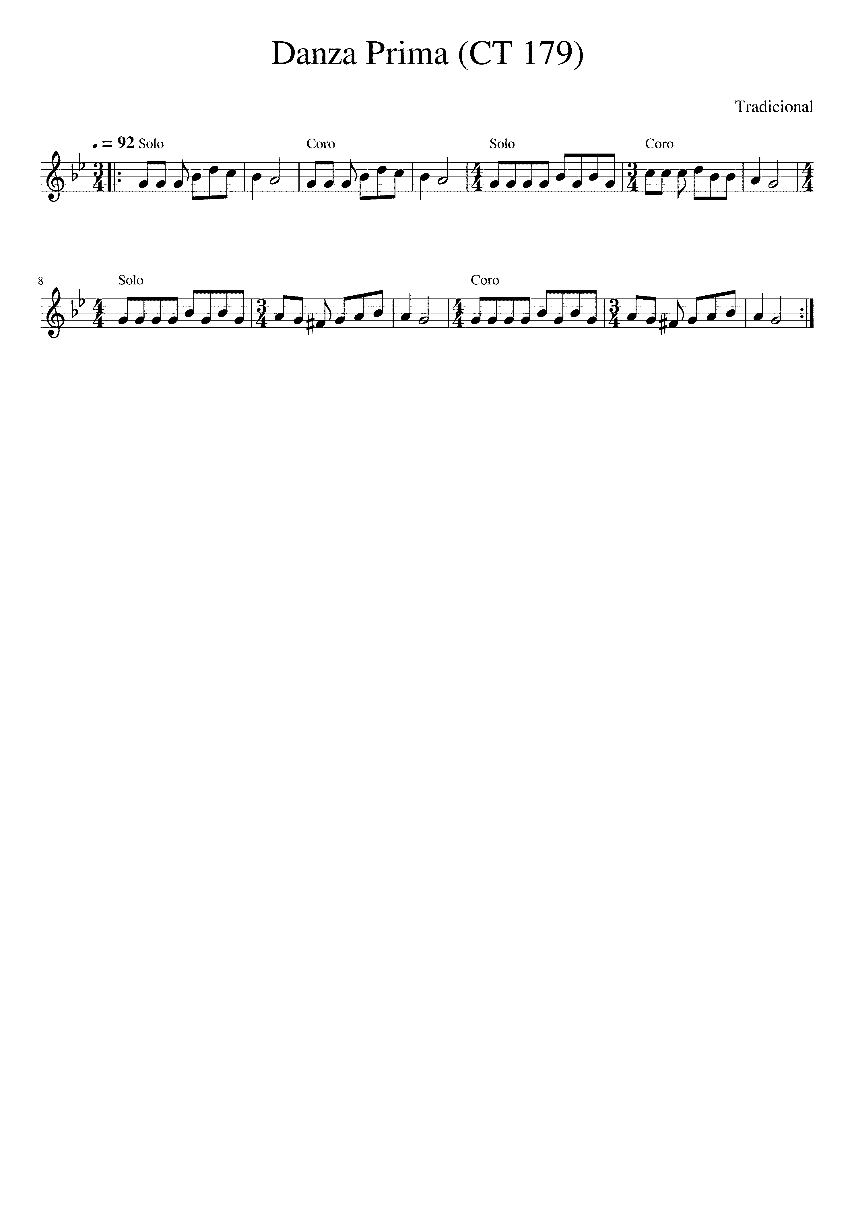 Partitura La del Manojo de Rosas
