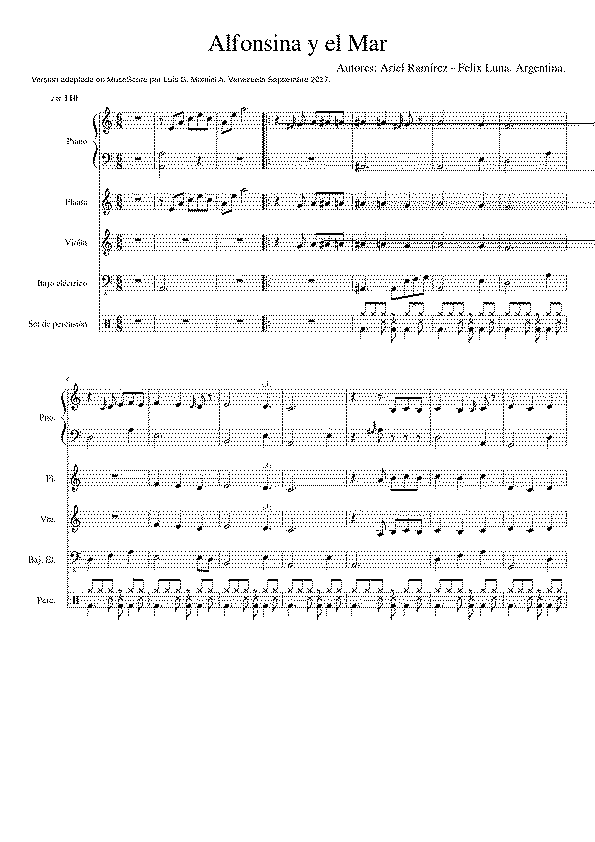 Partitura La Madrugada