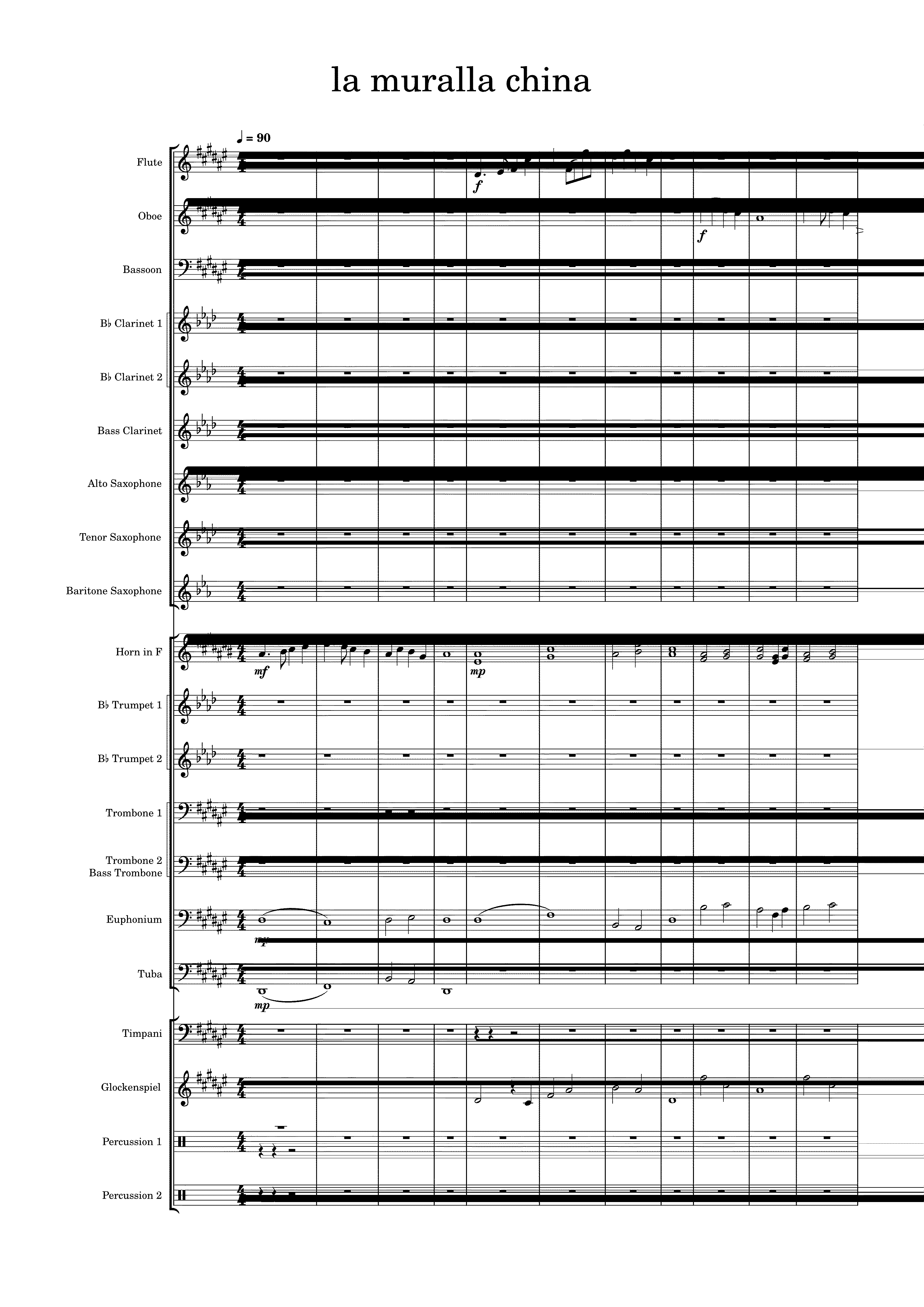 Partitura La Muralla
