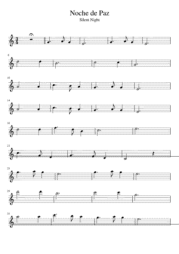 Partitura La Noche