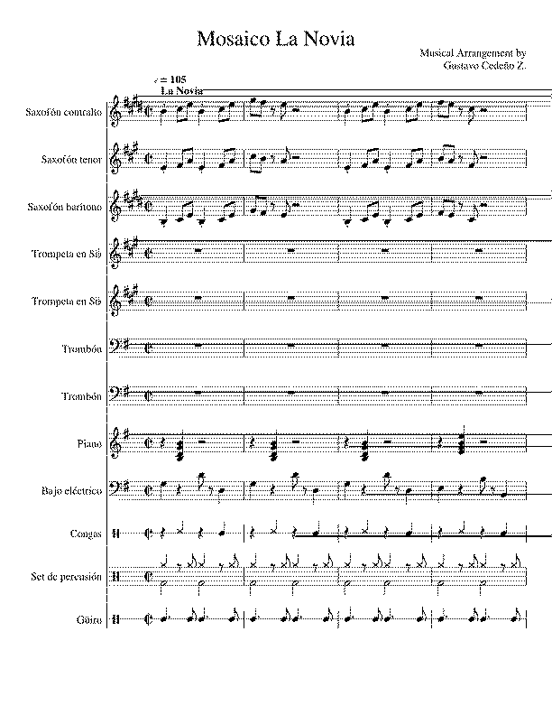 Partitura La Novia