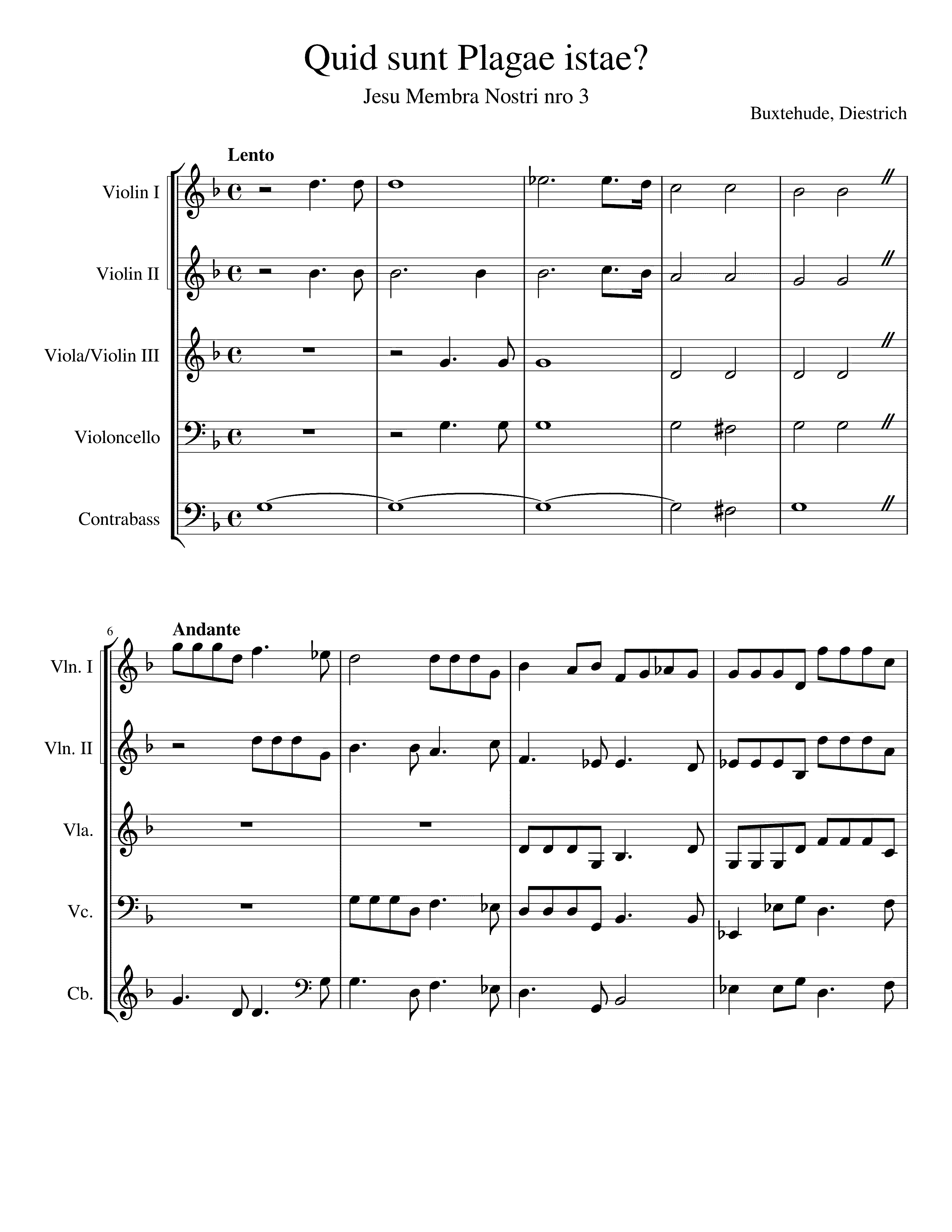 Partitura La Plaga