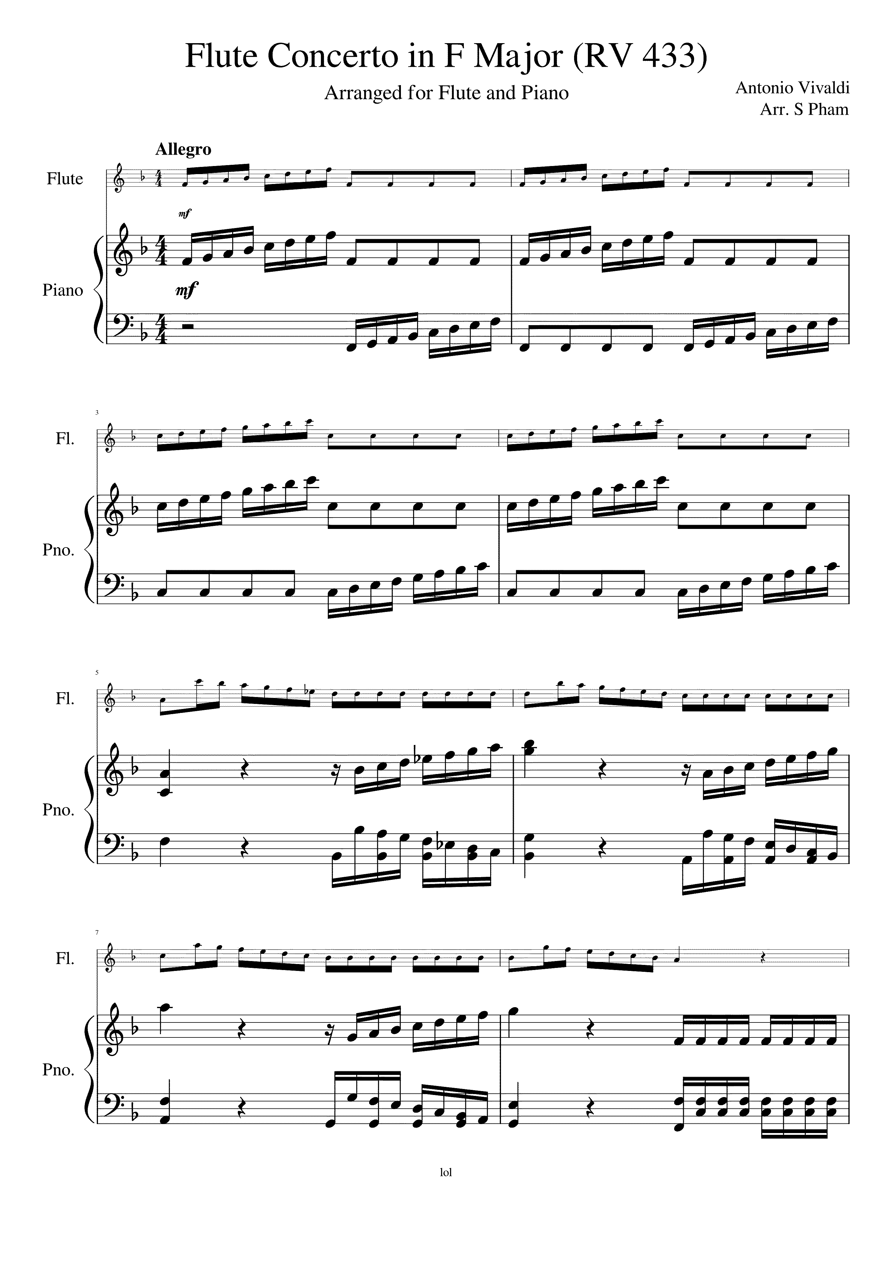 Partitura La Tempesta
