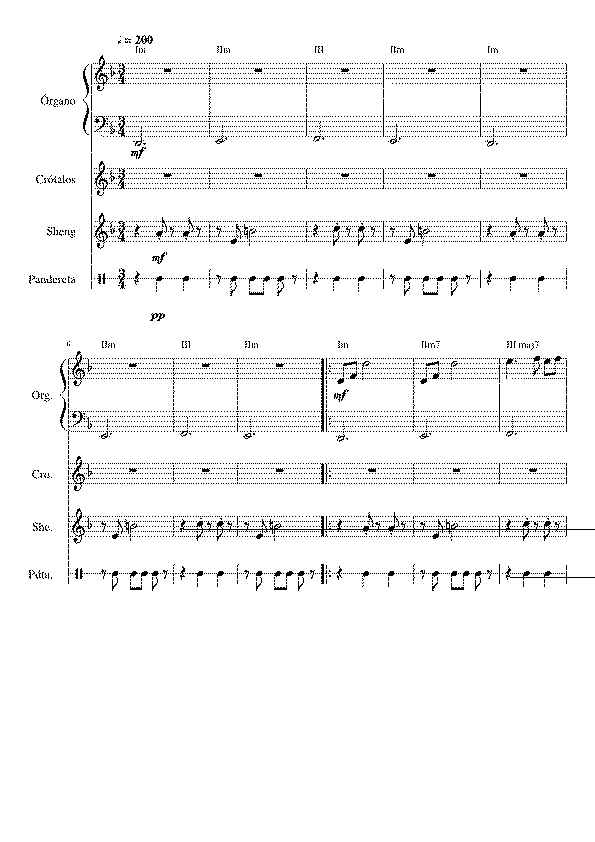 Partitura Las Tormentas