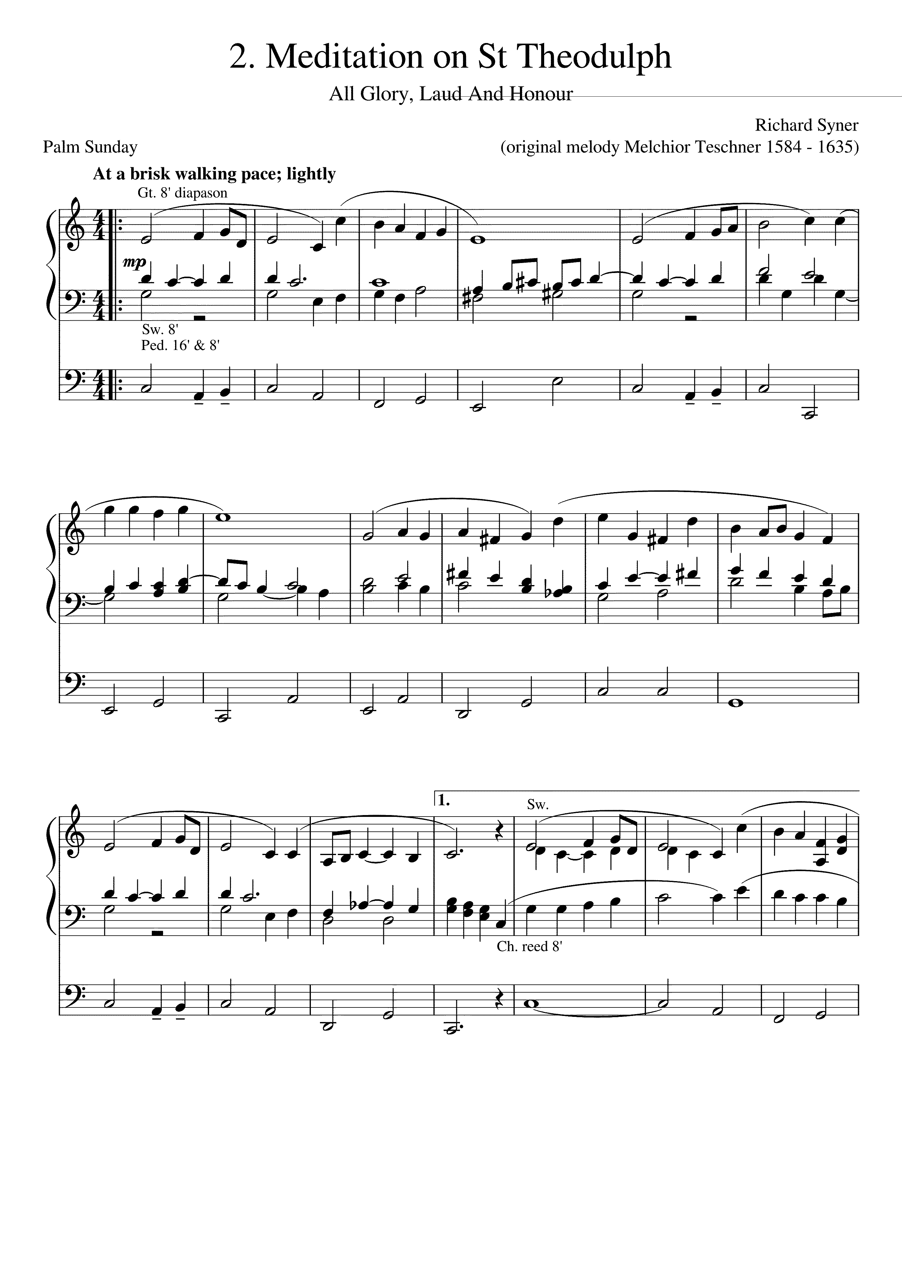 Partitura Laud
