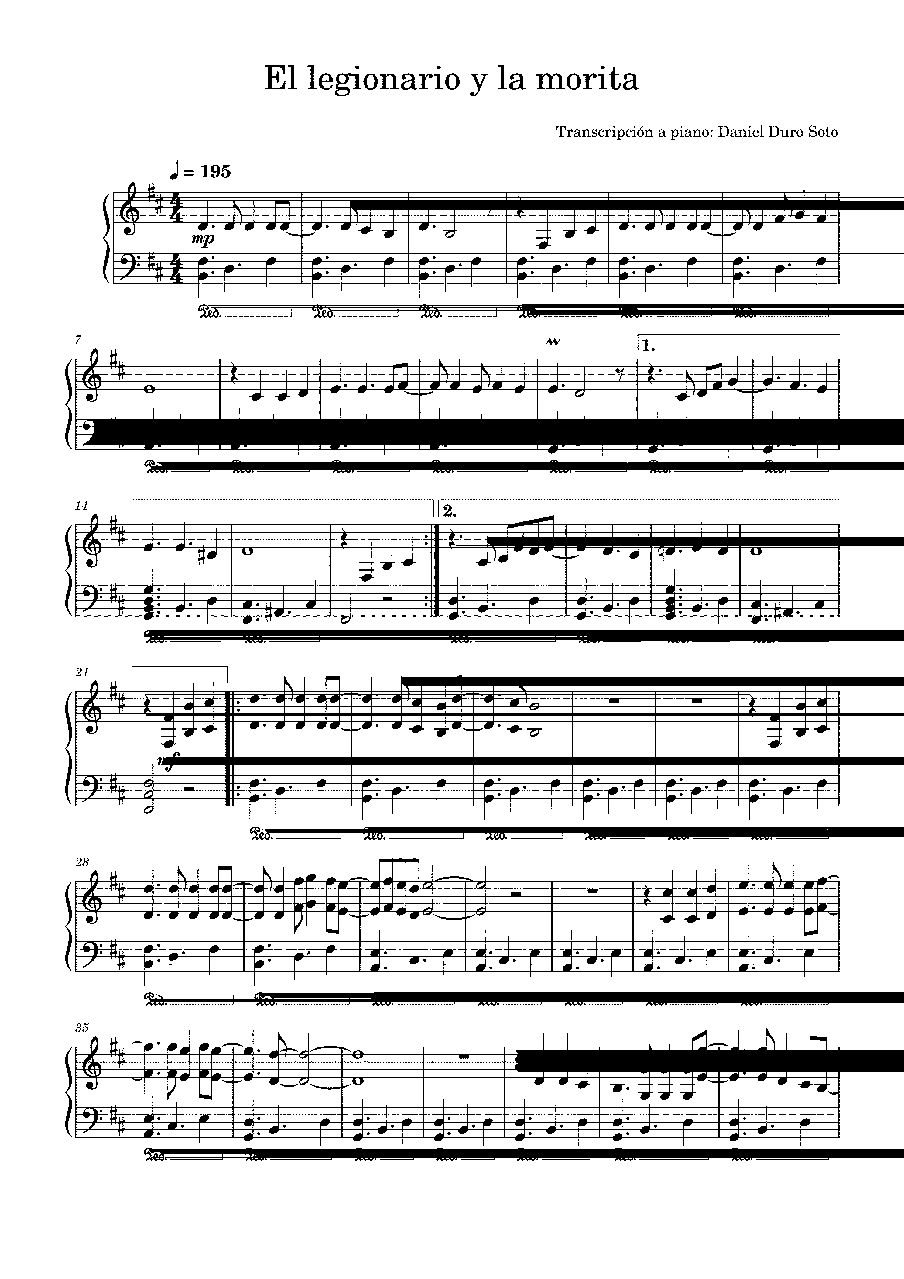 Partitura Legionario