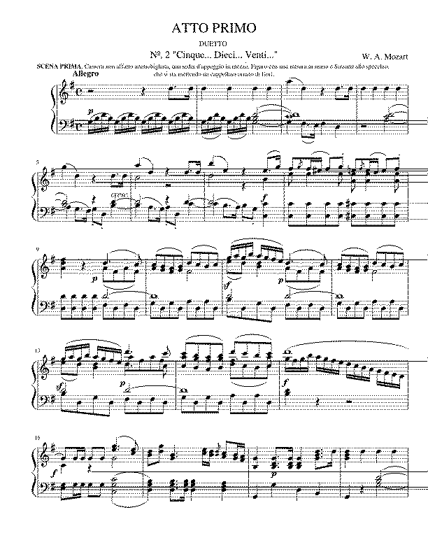 Partitura Libreto