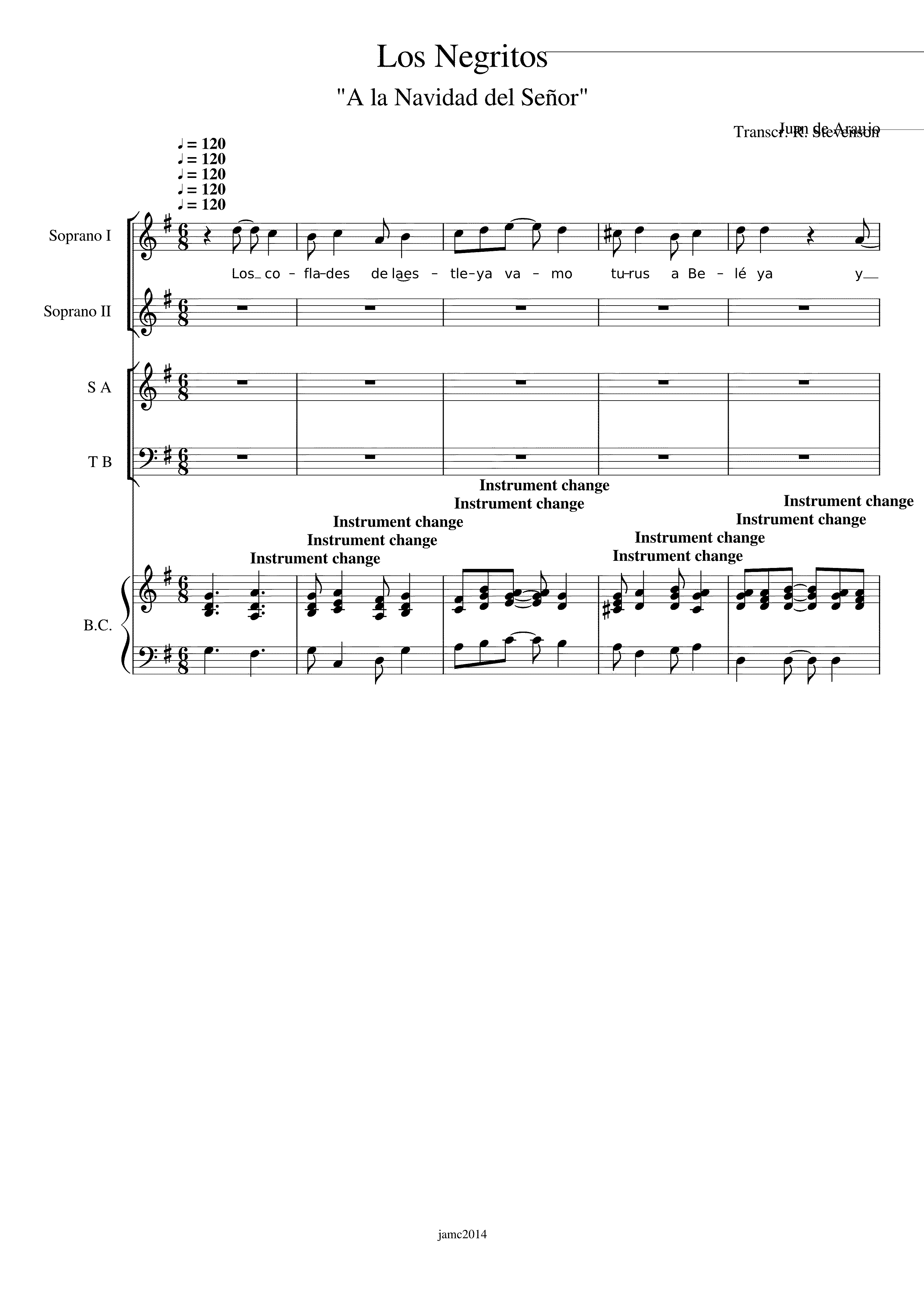 Partitura Los Coflades de la Estleya