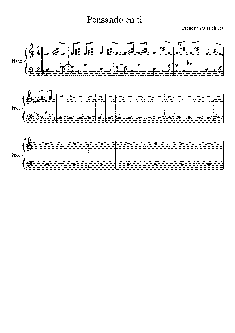 Partitura Los Pitufos