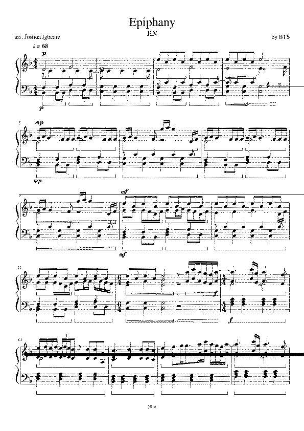 Partitura Love Yourself