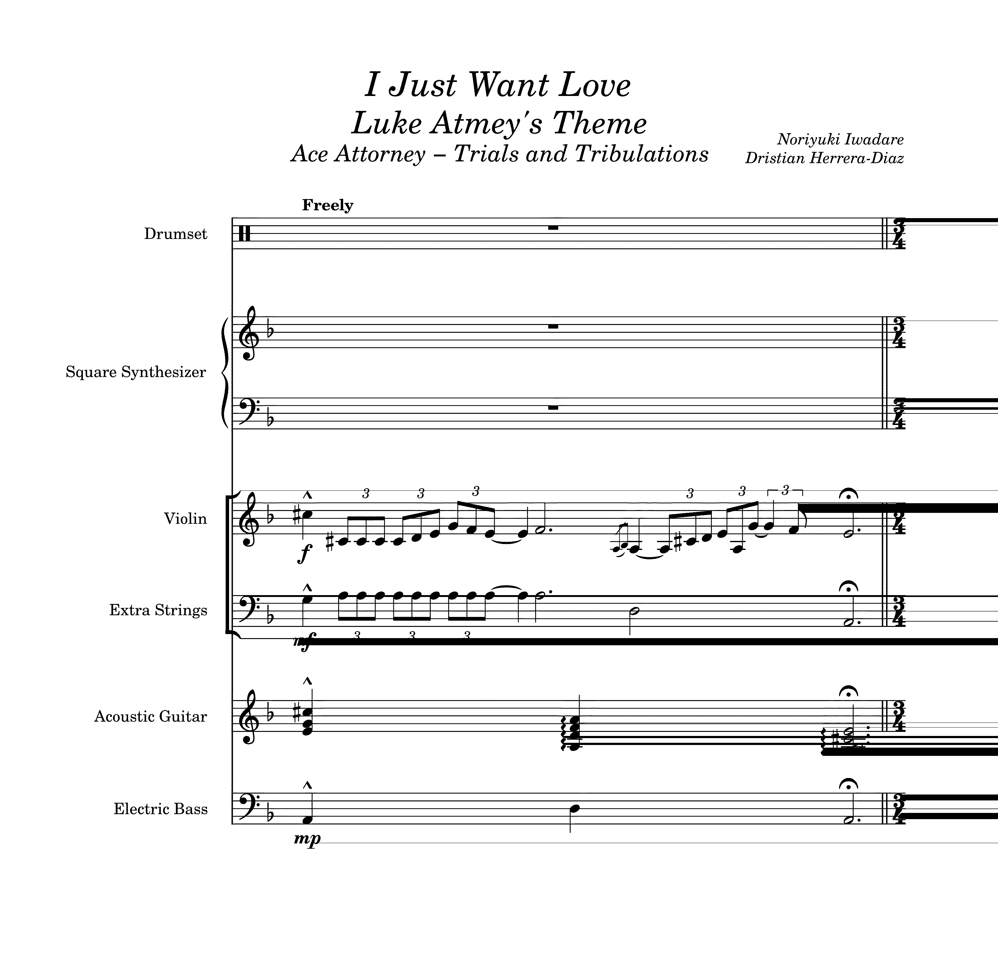 Partitura Luke Theme