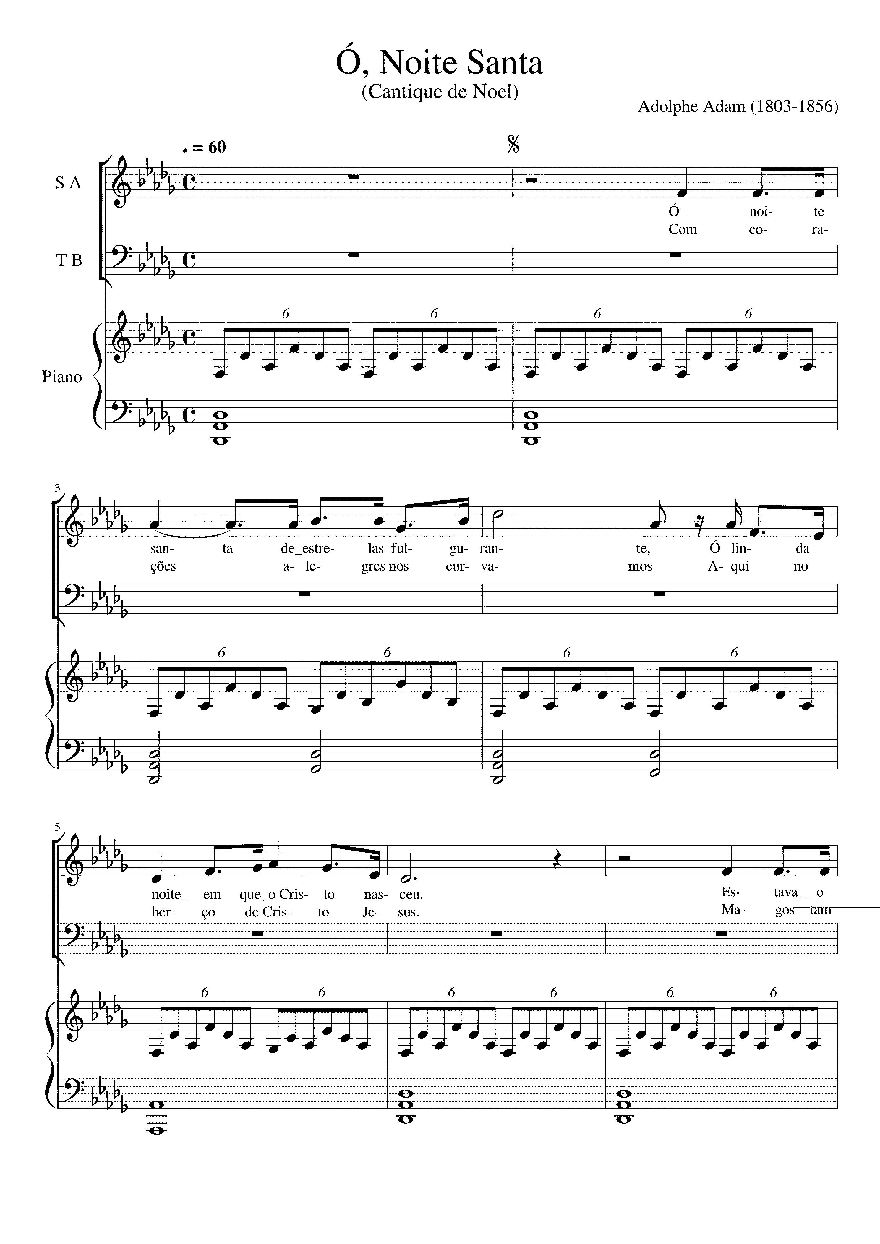 Partitura Luz de Cristo