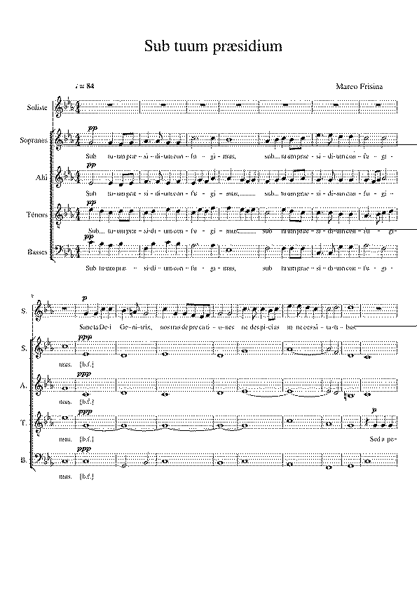 Partitura Magnificat de Zelenka