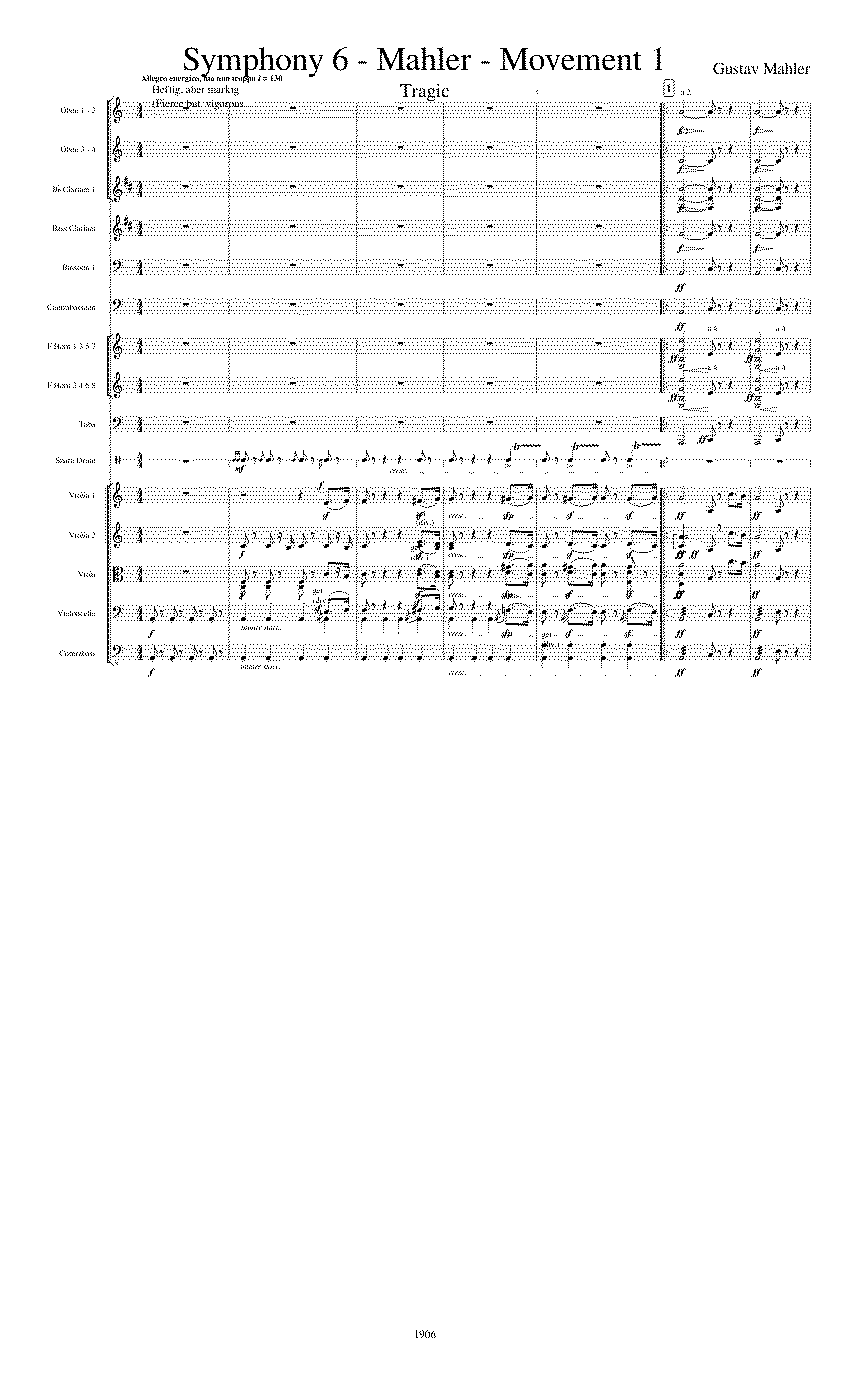 Partitura Mahler