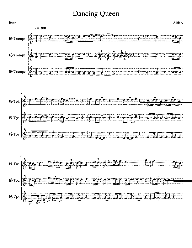 Partitura Mamma Queen