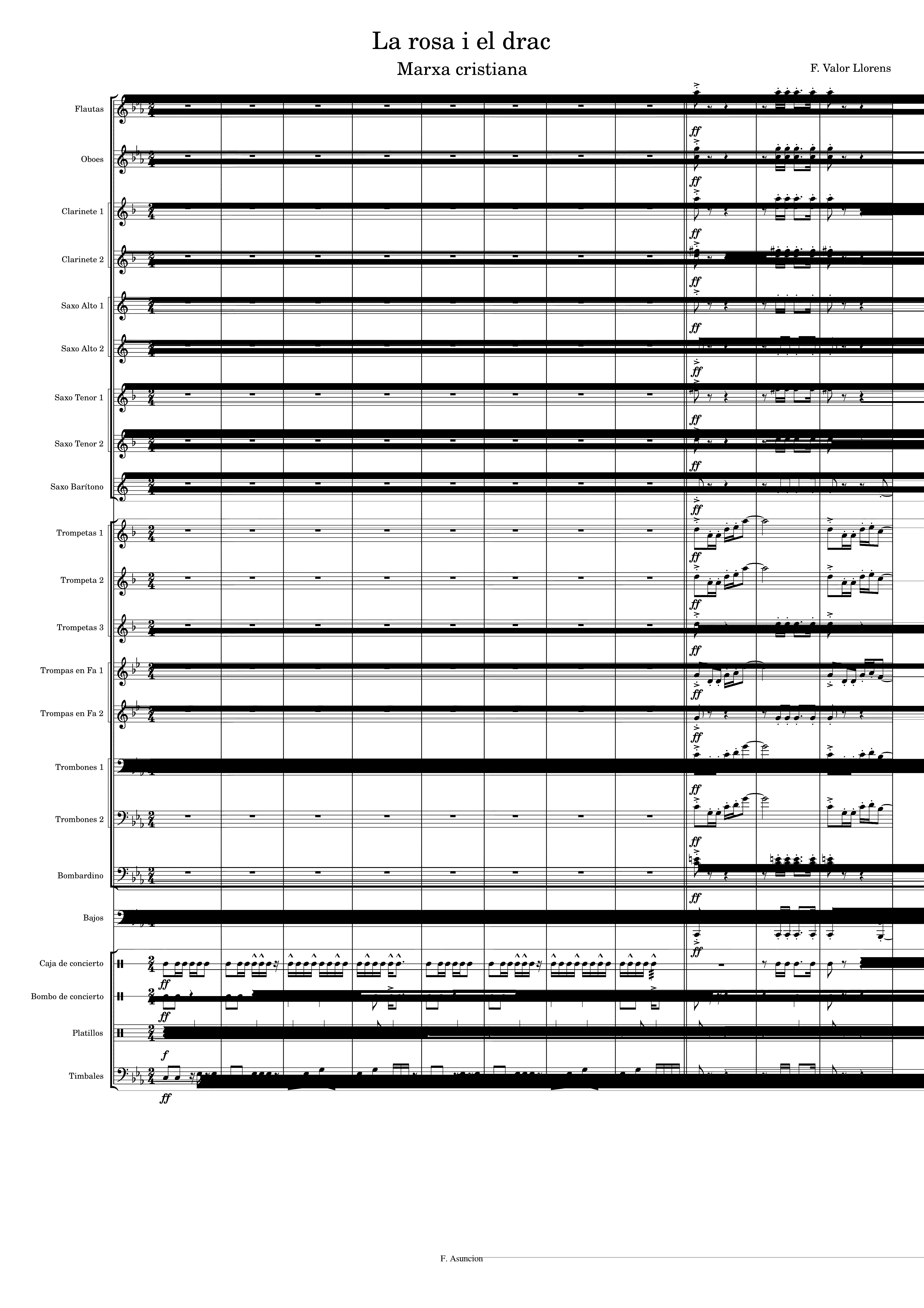 Partitura Marcha Cristiana