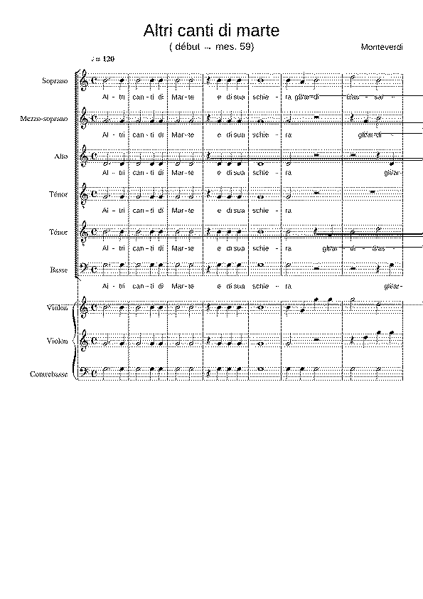 Partitura Marte