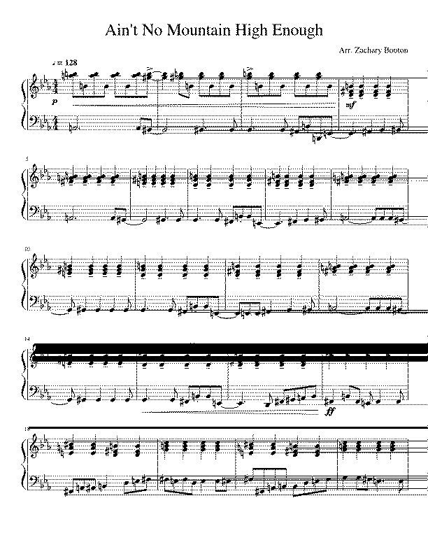 Partitura Marvin Gaye