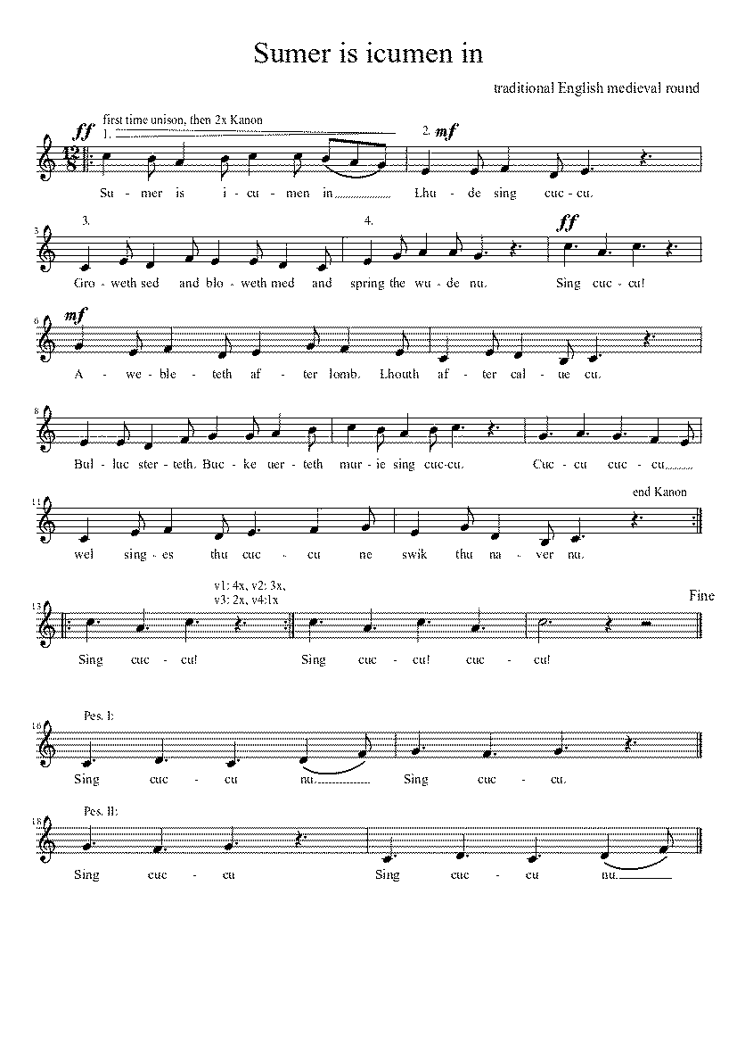 Partitura Mediaval