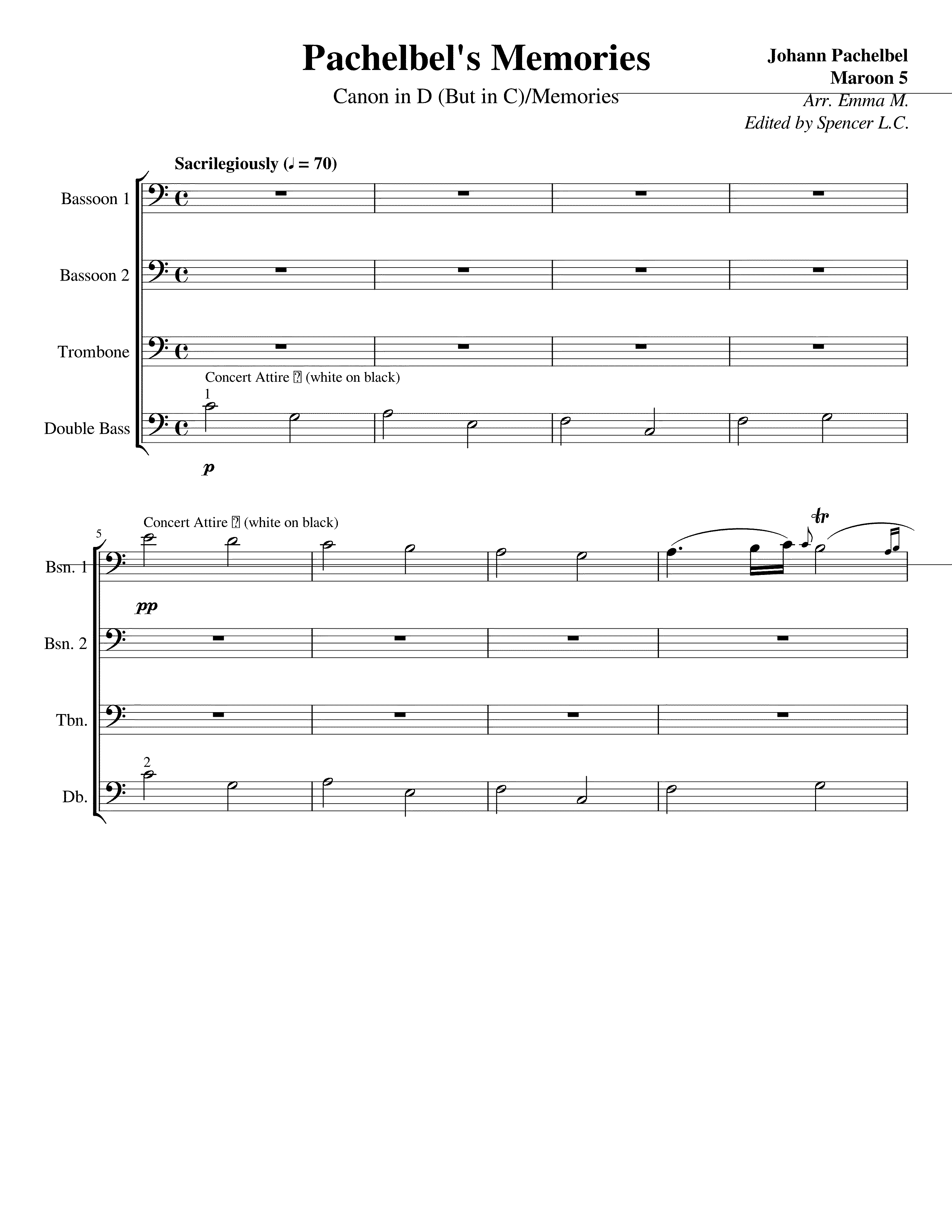 Partitura Memories Maroon 5