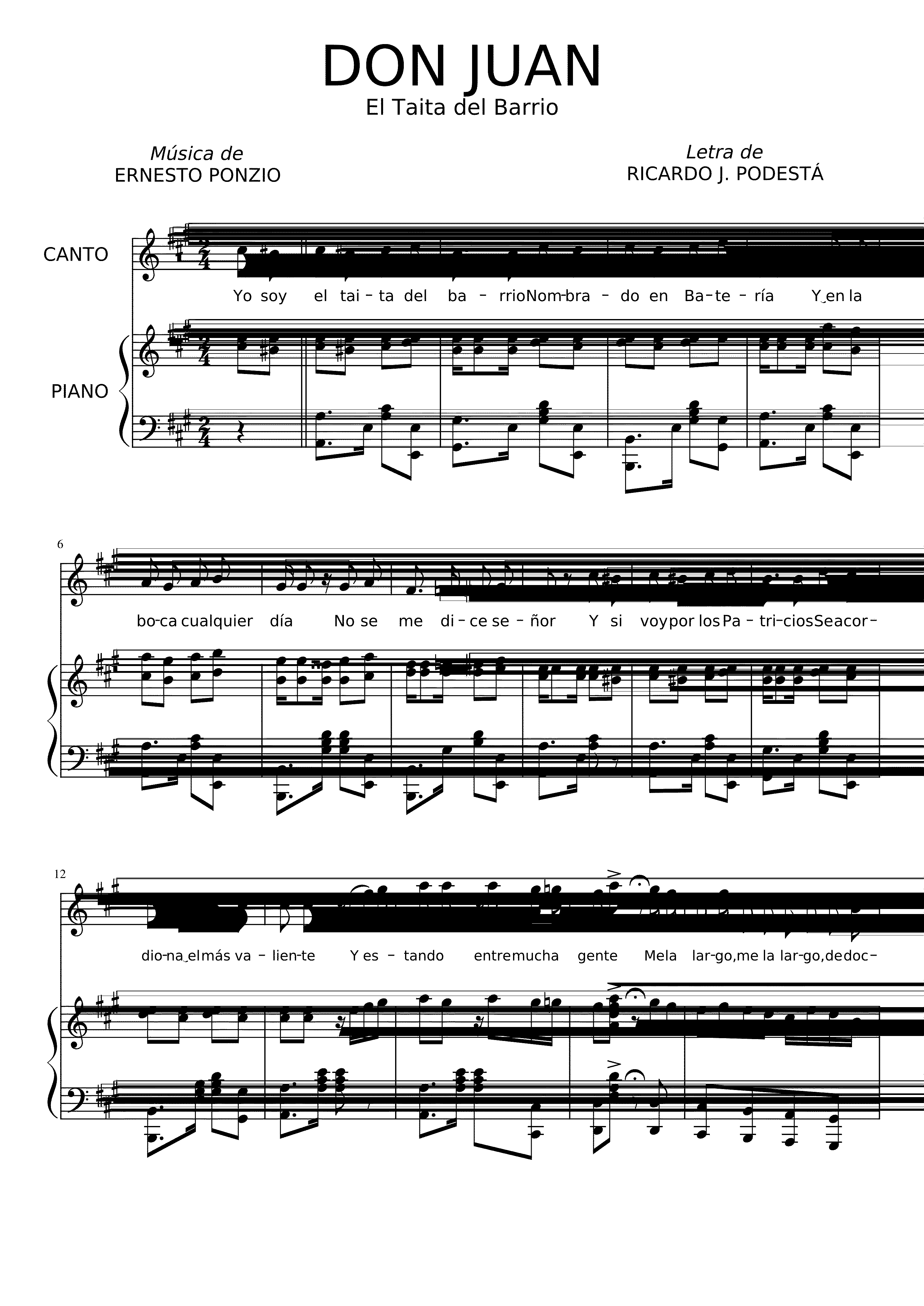 Partitura Mi Dios Esta Vivo