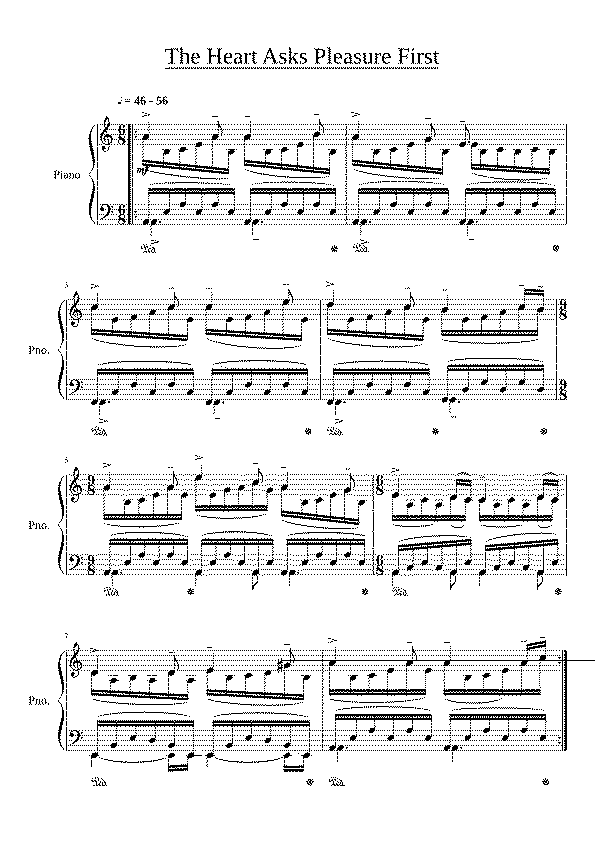 Partitura Michael Nyman