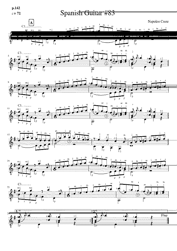 Partitura Napoleo