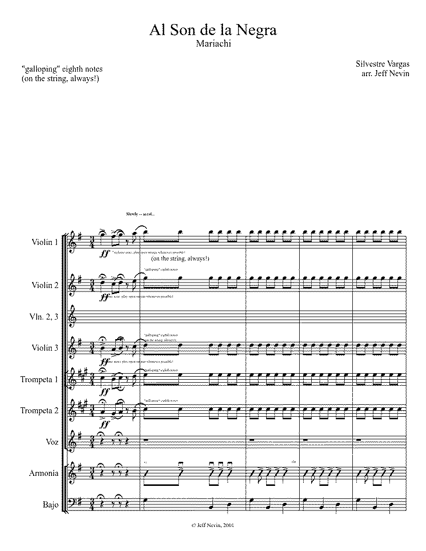 Partitura Negra