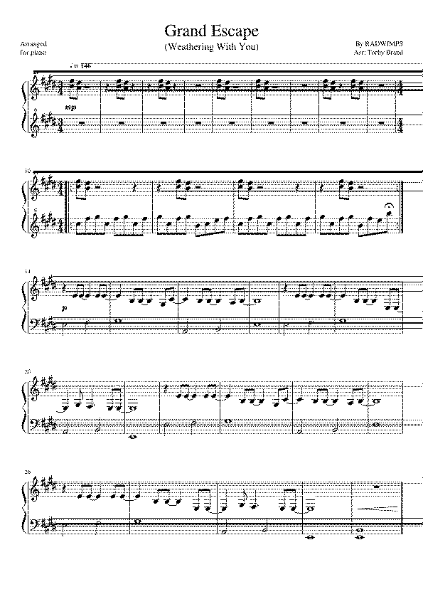 Partitura No-One But You