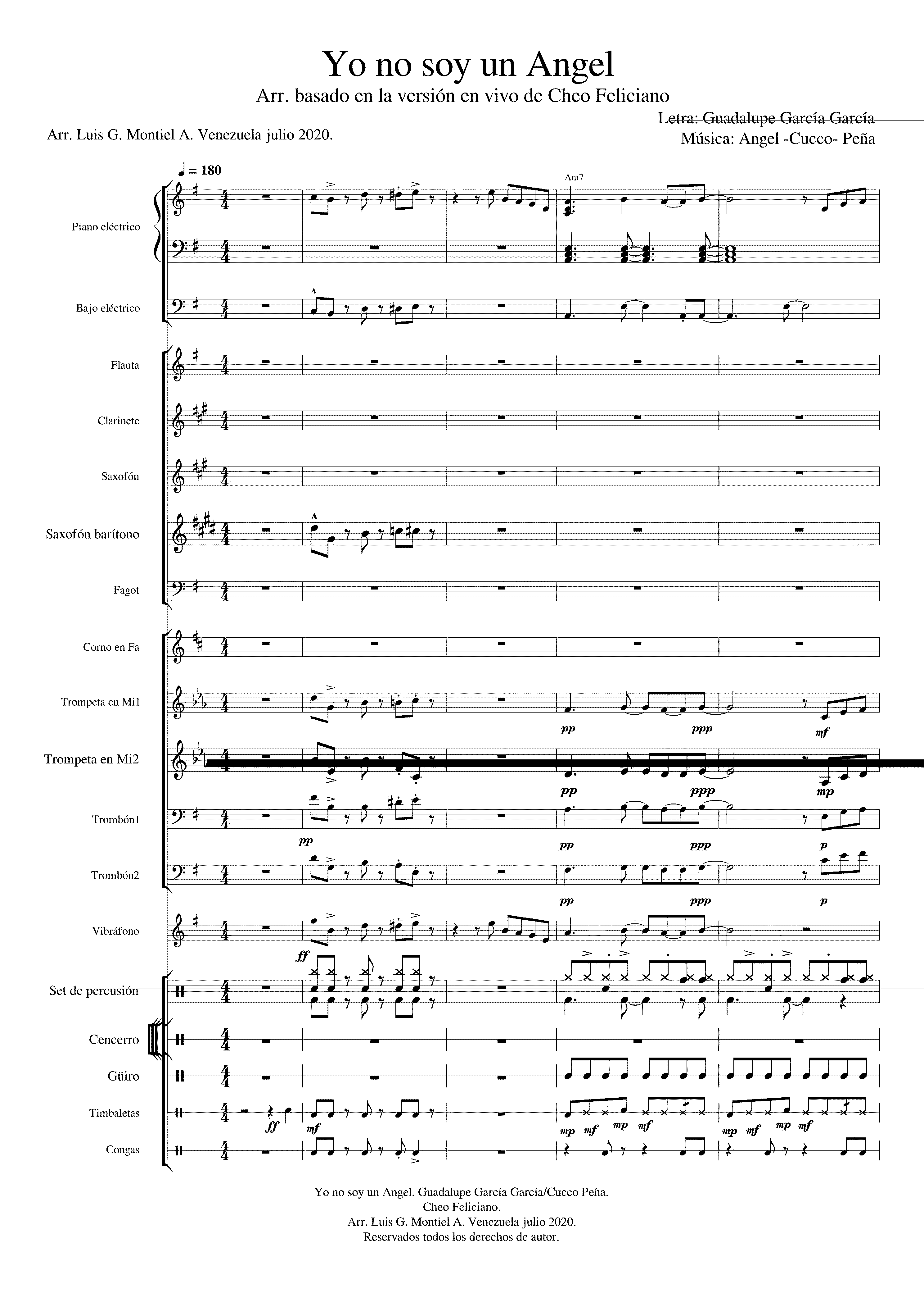 Partitura No Vaya a Ser