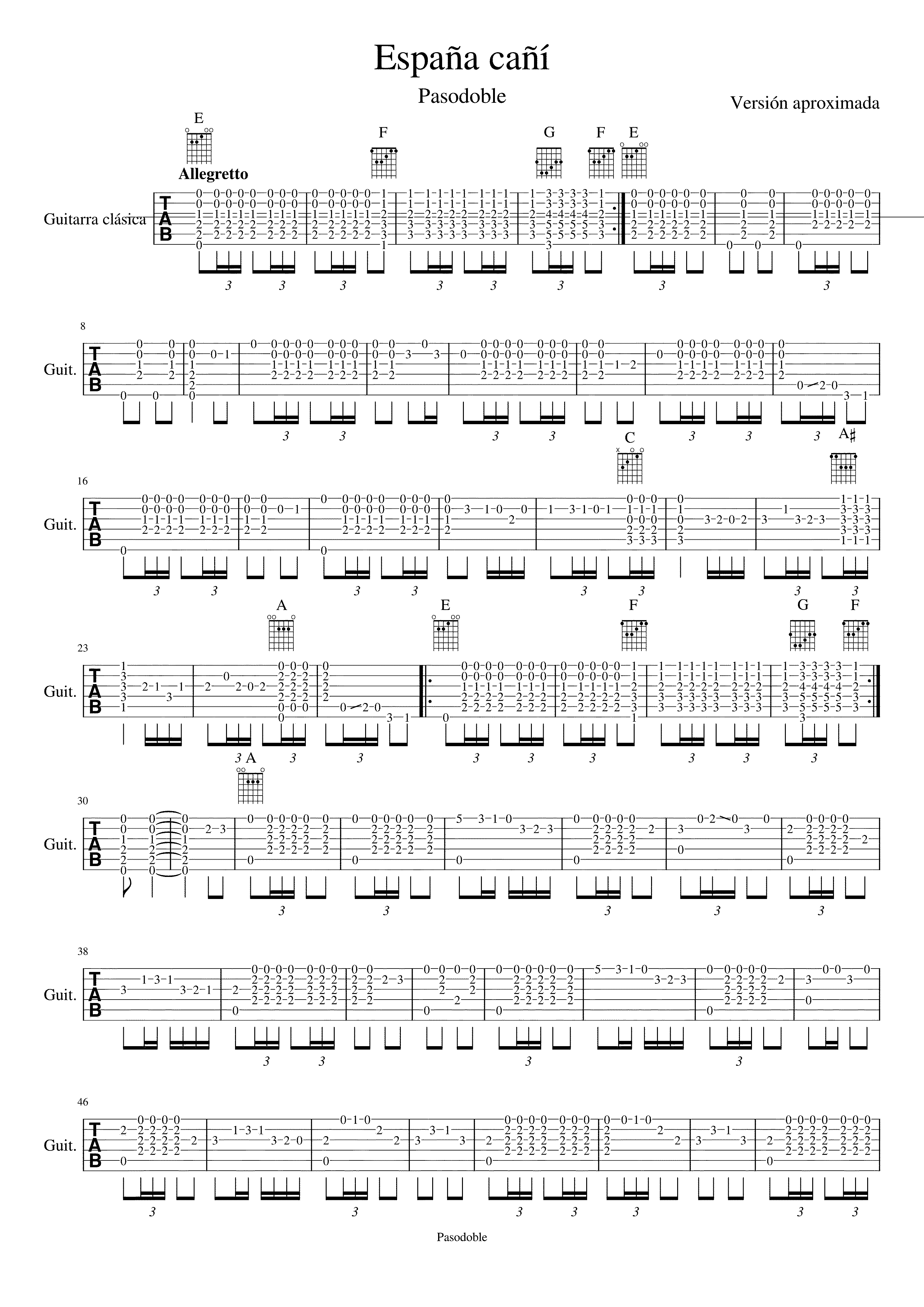 Partitura Notacion
