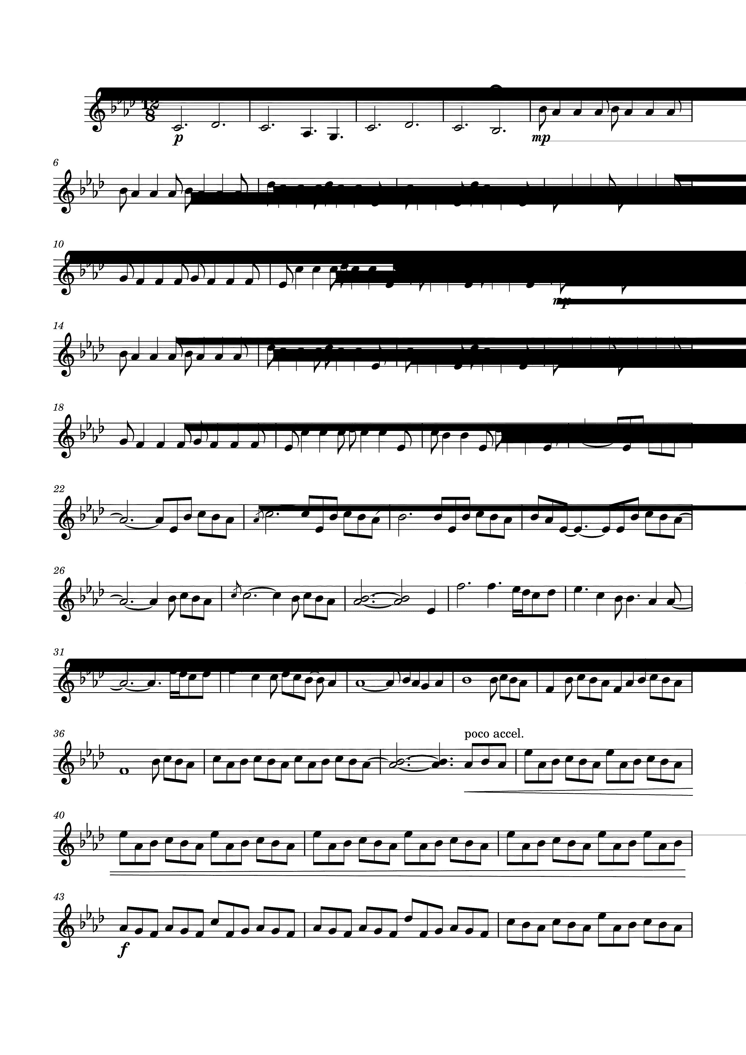 Partitura Novule Bianche