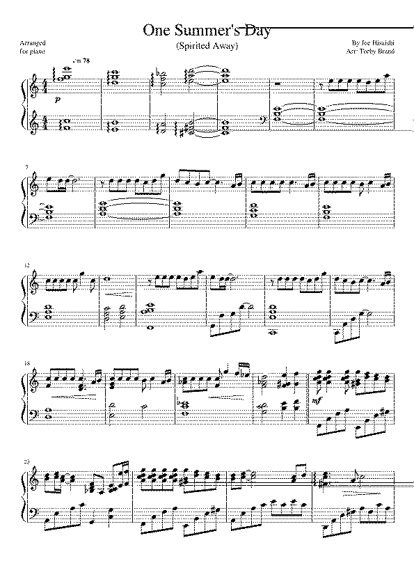 Partitura One Day