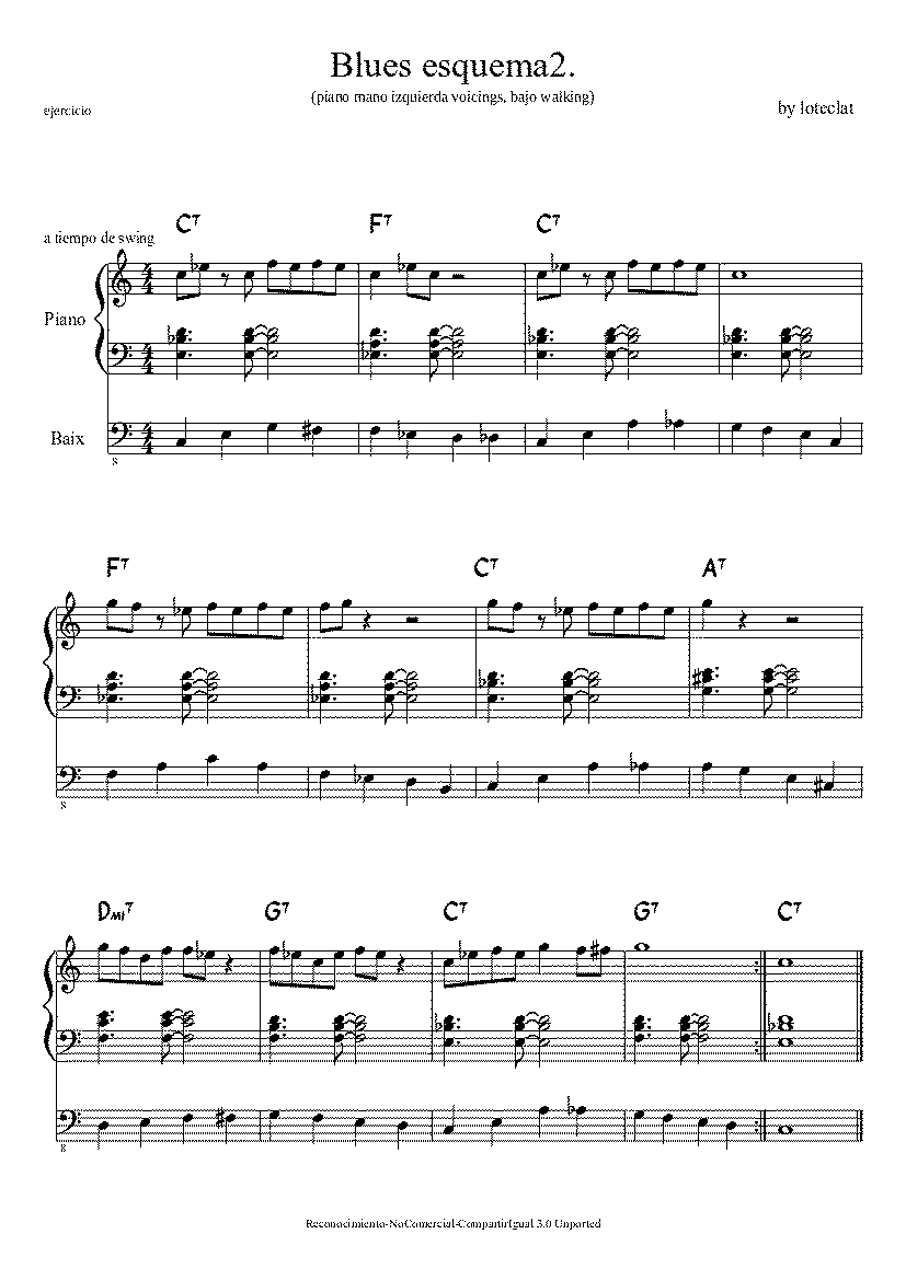 Partitura Orden de Instrumentos En